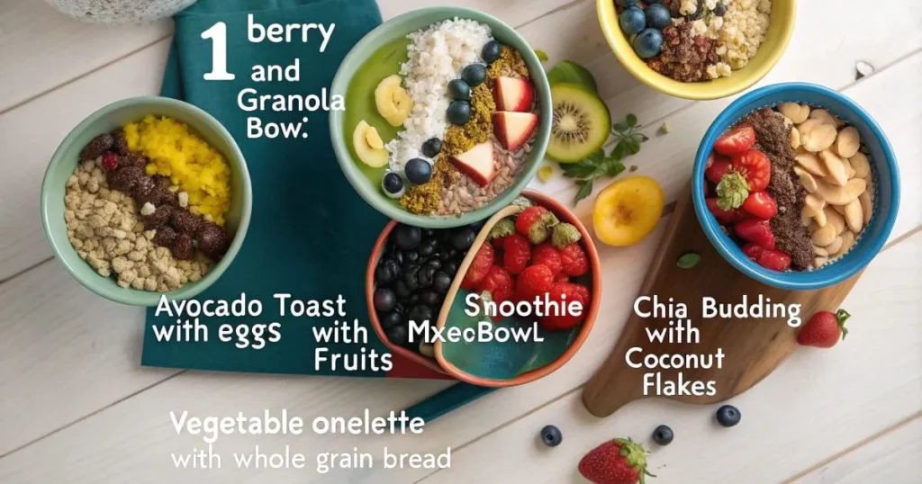 healthy breakfast bowls