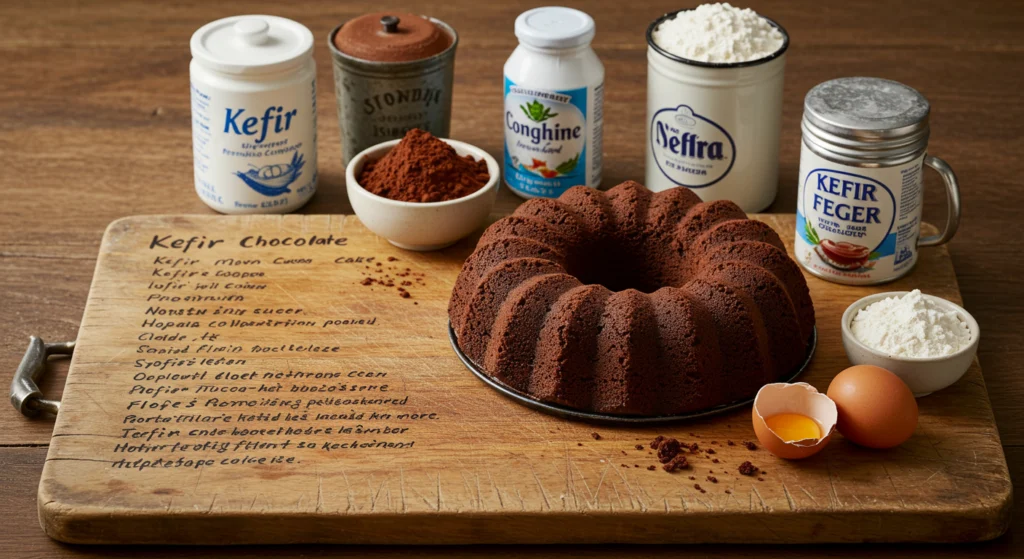 How to Bake a Moist Kefir Chocolate Cake