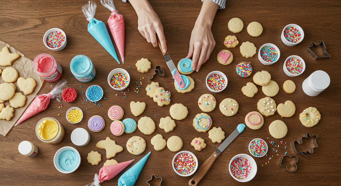 Easy Cookie Decorating with a Premade Kit for Festive Fun