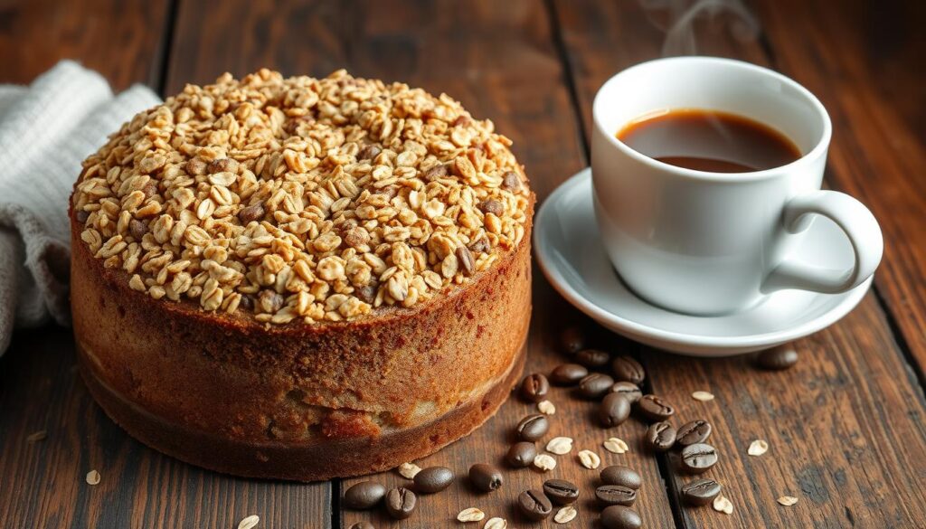 Delicious Coffee Cake with Oatmeal Streusel Topping