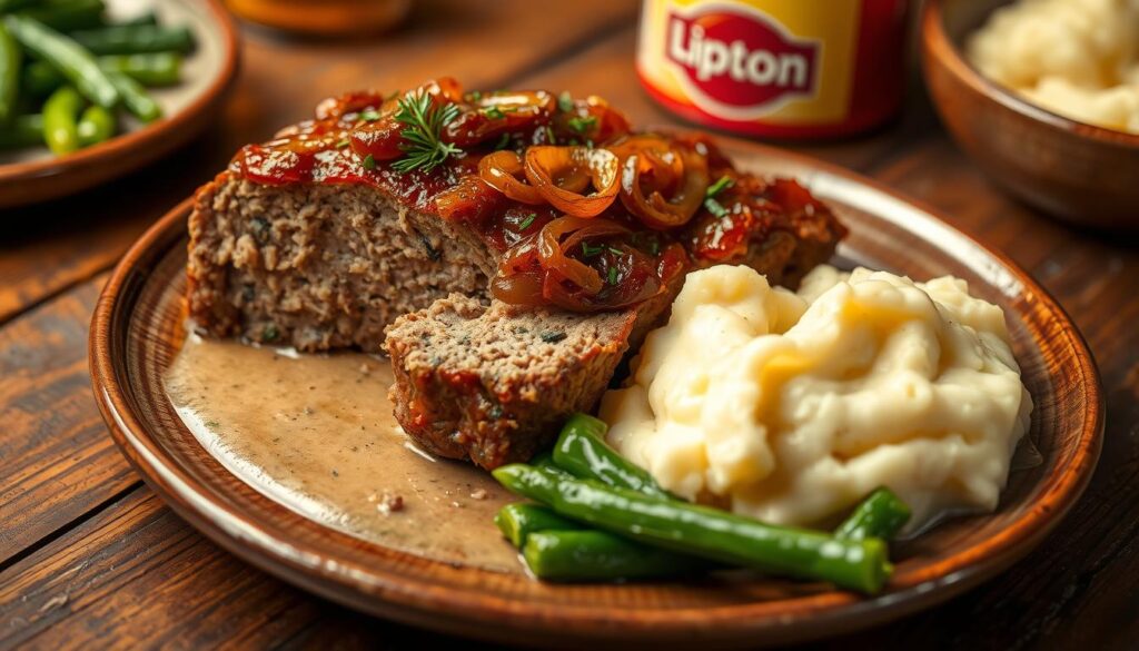 delicious onion soup meatloaf