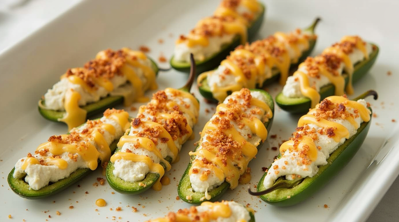 Deliciously Stuffed Jalapeño Poppers with Bacon