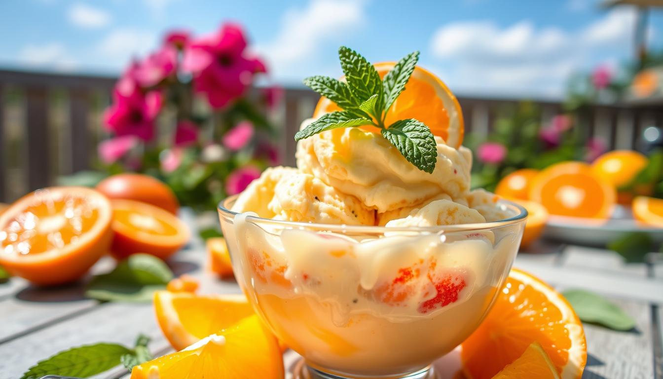 Delicious Homemade Orange Ice Cream Recipe for Summer