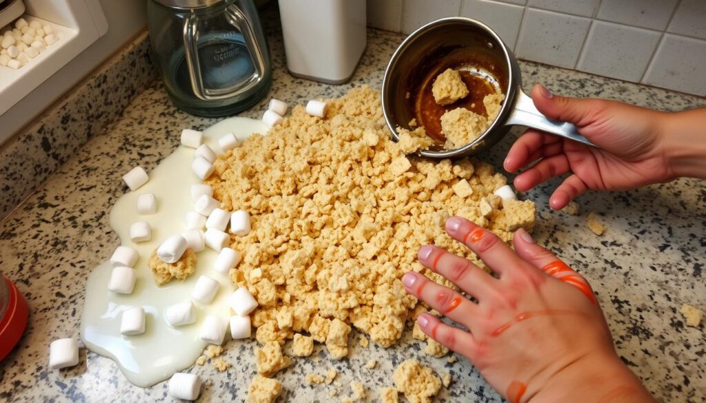 rice krispie treat recipe mistakes