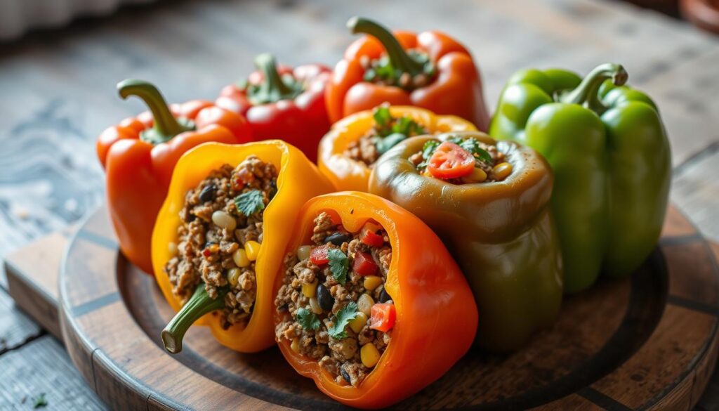 stuffed bell peppers without rice